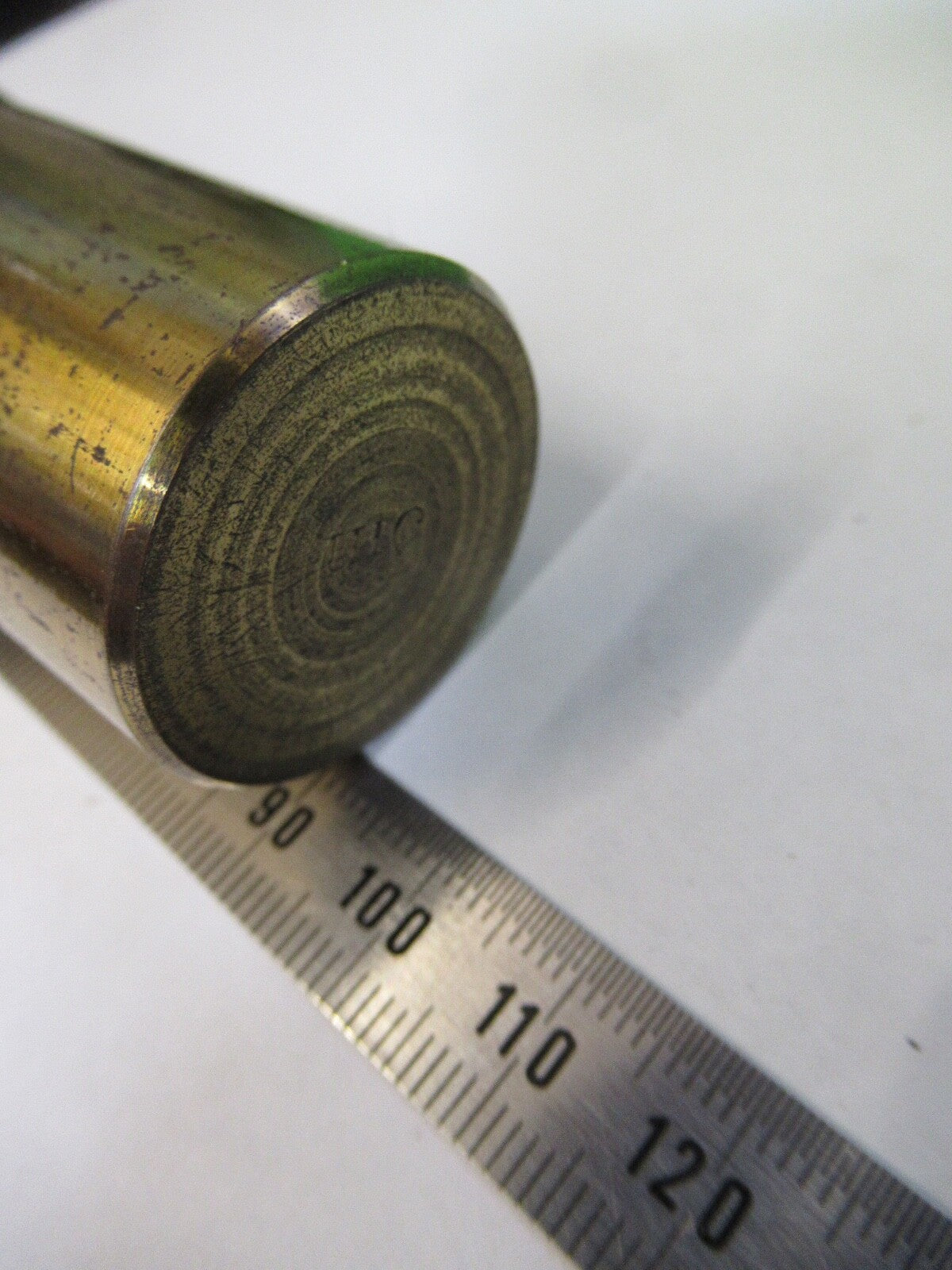 ANTIQUE BRASS OBJECTIVE 3in LENS HENRY CROUCH UK MICROSCOPE PART F8-B-27