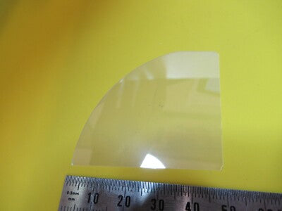 SAPPHIRE WAFER SINGLE CRYSTAL QUADRANT PIECE ALUMINUM OXIDE AS PICTURED 18-A-61