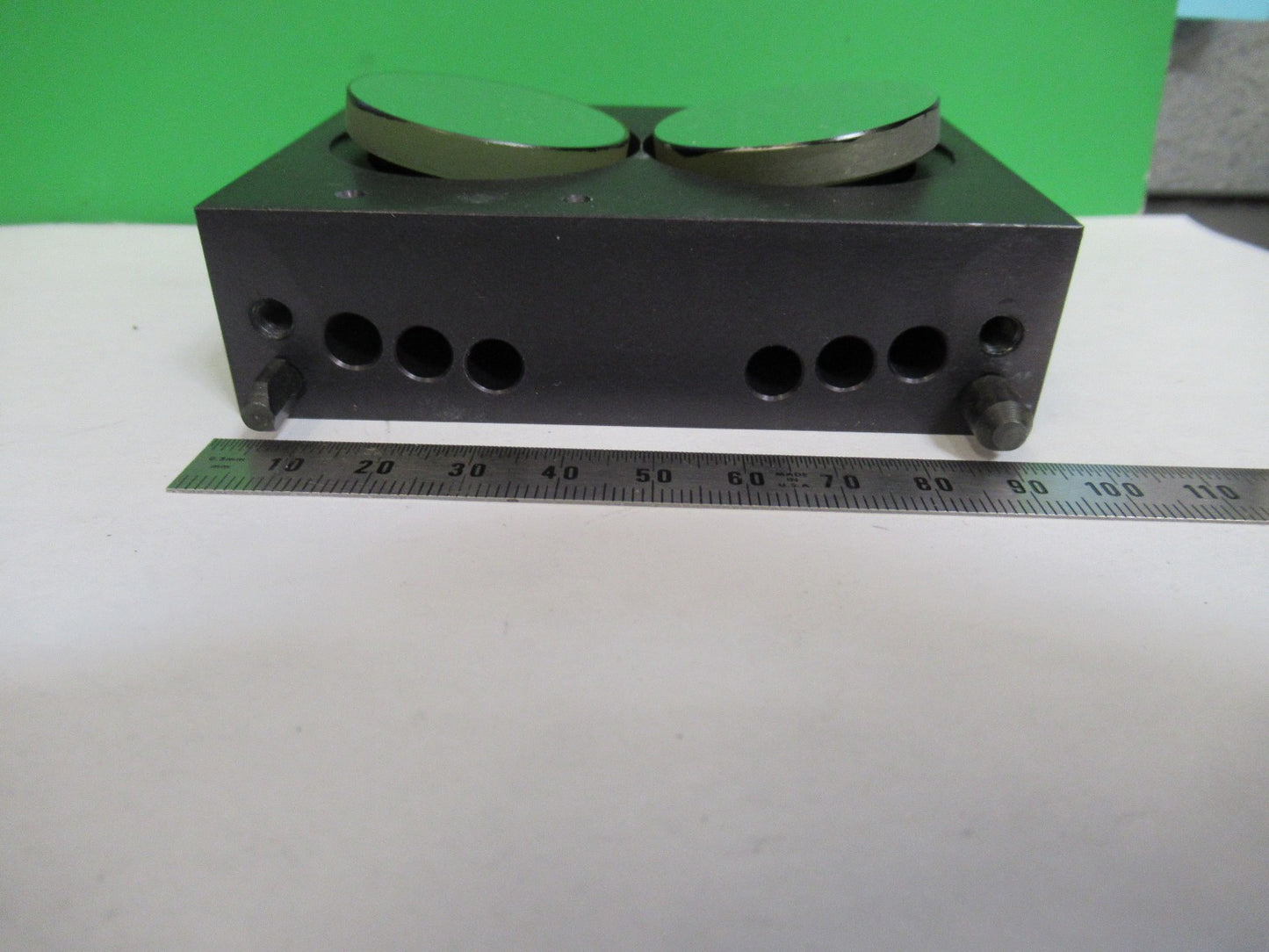OLYMPUS JAPAN MOUNTED ASSEMBLY MIRROR MICROSCOPE PART AS PICTURED T6-B-05