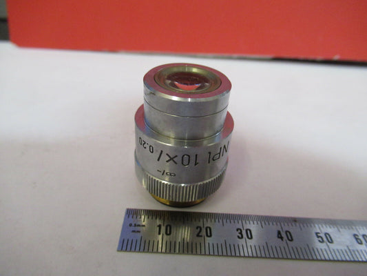 Ernst Leitz Wetzlar Objective 10X Npl Infinity Microscope Part