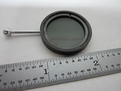 MICROSCOPE PART  POLARIZER ANALYZER  OPTICS #R8-43
