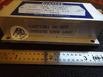 RF Microwave Frequency Amplifier 2 GHz Avantek GaAs Fet APM-1033