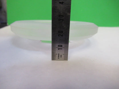 WEIRD HUGE LENS OPTICAL BK7 CONVEX CONCAVE MIL SPEC  OPTICS  AS PICTURED S1-B-08