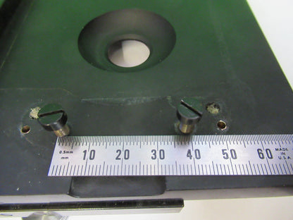 BAUSCH LOMB VINTAGE STAGE TABLE XY MICROSCOPE PART AS PICTURED &H9-C-01