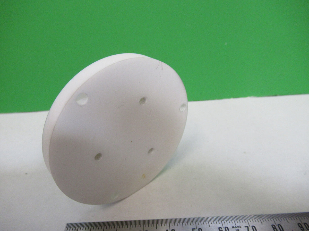 CIRCULAR HIGH PURITY ALUMINA CERAMIC HIGH VACUUM FIXTURE as pictured X7-A-11
