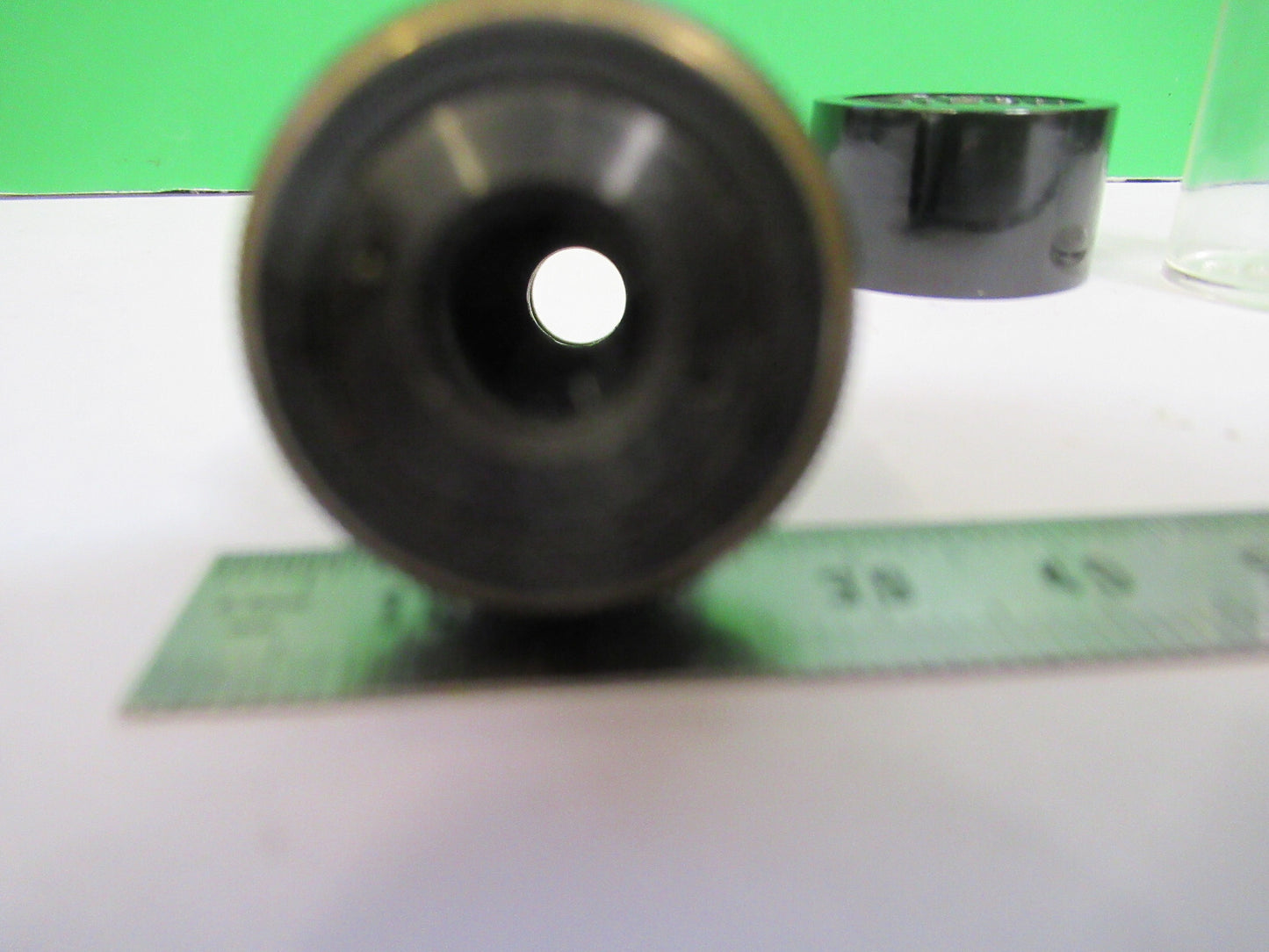 NIKON JAPAN OBJECTIVE  4X LENS OPTICS MICROSCOPE PART AS PICTURED &G2-A-101