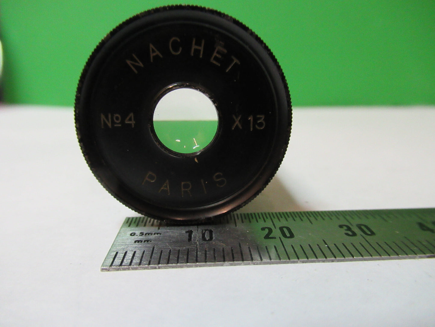 Antique Nachet Paris 13 Eyepiece Ocular Lens Microscope Part