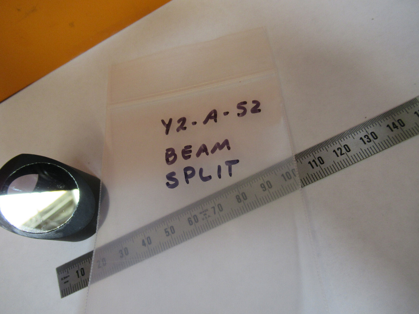 OPTICAL BEAM SPLITTER LASER OPTICS AS PICTURED Y2-A-52
