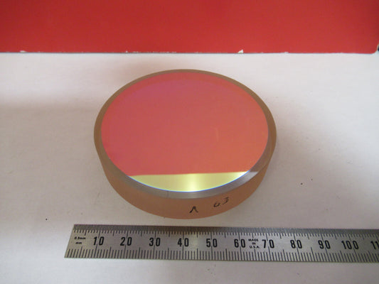 OPTICAL FLAT COATED DICHROIC ZERODUR PRO ZYGO LASER OPTICS AS PICTURED T9-A-31