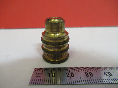 Antique Brass Verick Objective France Microscope Part