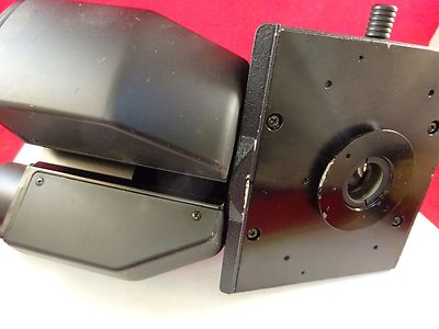 MICROSCOPE PART NIKON JAPAN TRINOCULAR HEAD OPTICS AS IS BIN#73-04