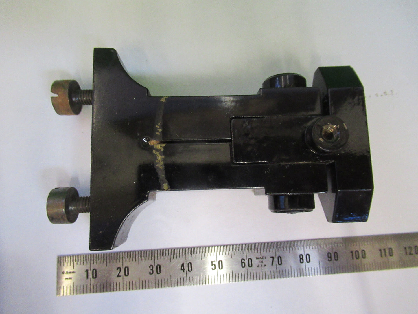 Antique Brass Reichert Holder Frame Microscope Part