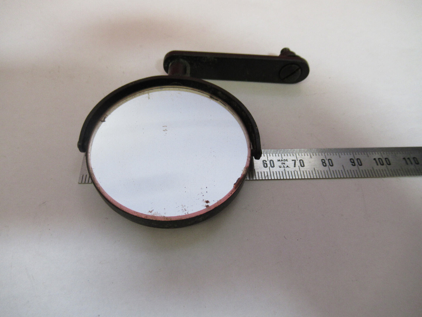 ANTIQUE AO SPENCER MIRROR ASSEMBLY OPTICS MICROSCOPE PART AS PICTURED S4-B-72