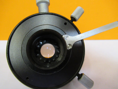 LEITZ GERMANY CONDENSER + IRIS LABORLUX MICROSCOPE PART AS PICTURED Y3-A-96