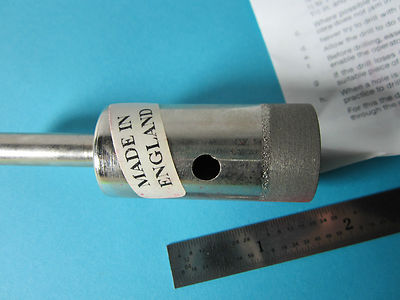 OPTISCHES WERKZEUG GLAS DIAMANTBOHRER 1" DURCHMESSER HERGESTELLT IN ENGLAND OPTICS BIN#30-02