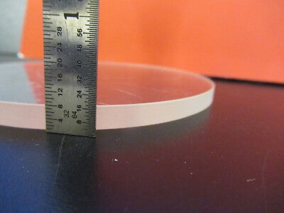 Optical Huge Glass Plate 4.25" Diameter Optics