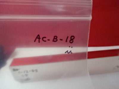 OPTICAL FLAT MIRROR FUSED SILICA PARALLELLISM SQUARENESS PRO OPTICS &AC-B-18