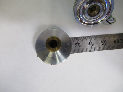 SEIBERT WETZLAR BRASS SET KNOBS MICROSCOPE PART AS PICTURED U9-A-26