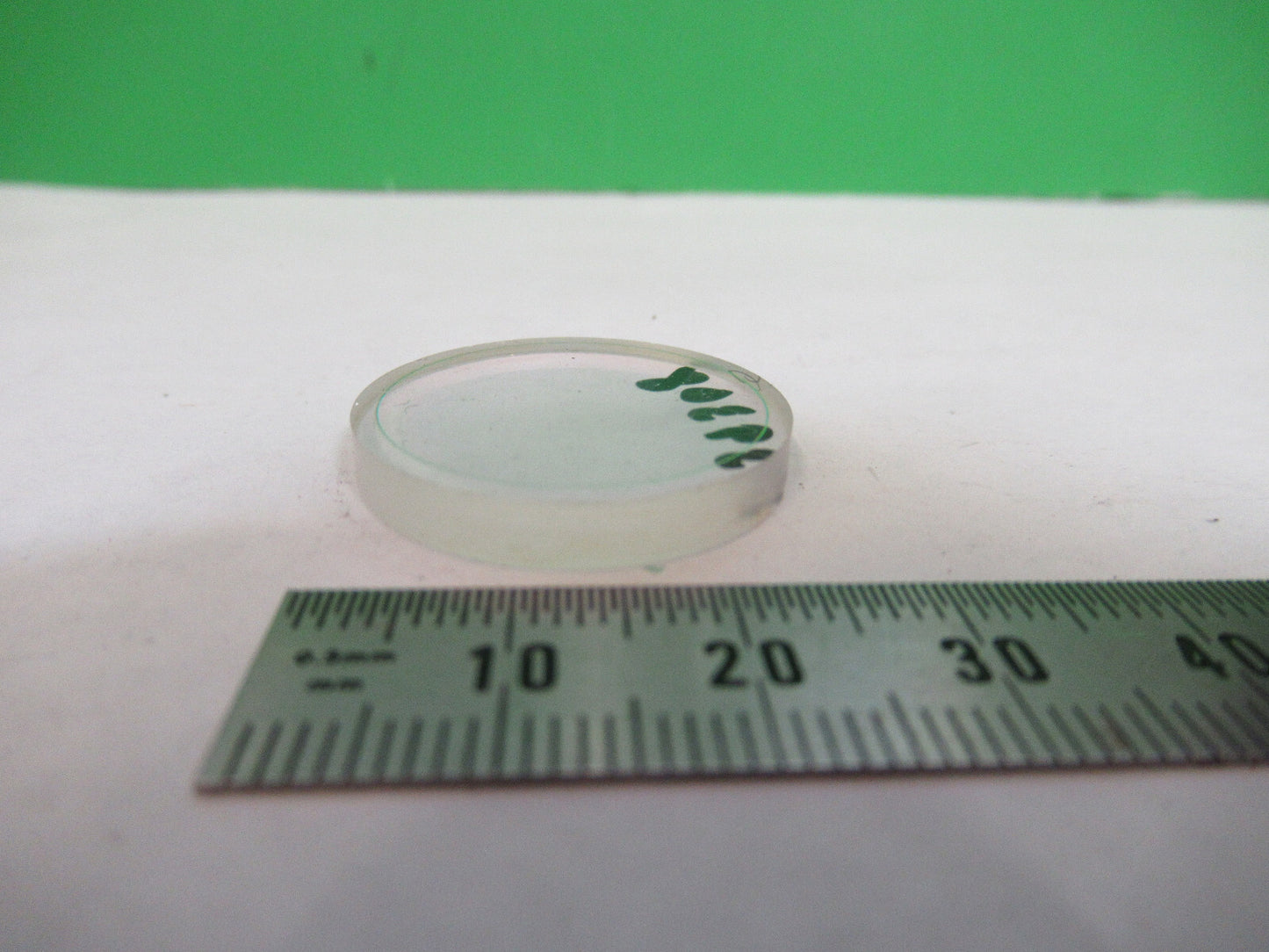 OPTICAL FLAT COATED OPTICS LASER OPTICS  AS PICTURED S7-A-15