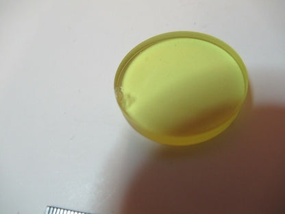 OPTICAL YELLOW FILTER OPTICS AS PICTURED &14-B-29