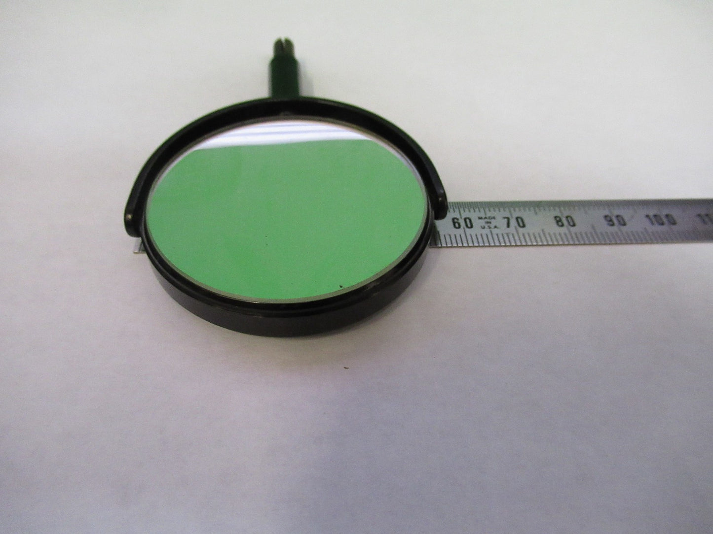 ANTIQUE BAUSCH LOMB MIRROR OPTICS MICROSCOPE PART AS PICTURED U8-B-02
