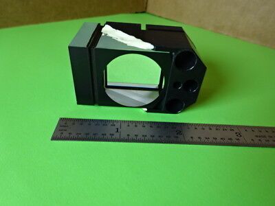 MICROSCOPE PART REICHERT LEICA POLYLITE PRISM OPTICAL HEAD OPTICS AS IS #L5-B-03