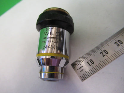 WILD HEERBRUGG SWISS FLUOTAR OBJECTIVE HI 50X MICROSCOPE PART AS PICTURE W4-B-15