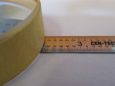 OPTICAL THICK PLANO CONVEX GLASS LENS OPTICS AS PICTURED &A3-B-63