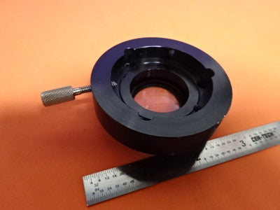 MOUNTED LENS CLAMP bent screw OPTICS MICROSCOPE PART &IL-75-14