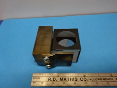MICROSCOPE PART OLYMPUS JAPAN MOUNTED PRISM OPTICS AS IS #90-72