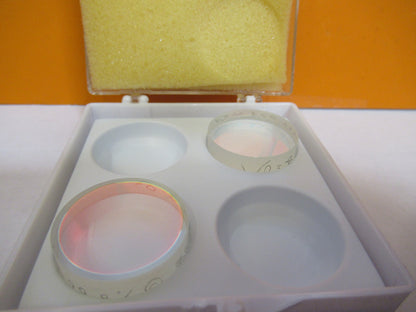 OPTICAL ex-NASA COATED LENS PAIR PRO LASER OPTICS AS PICTURED Y4-A-88