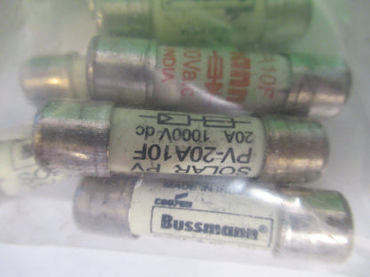 LOT +20 pcs  BUSSMANN ASSORTED FUSES 20 AMPS AS PICTURED T6-B-18