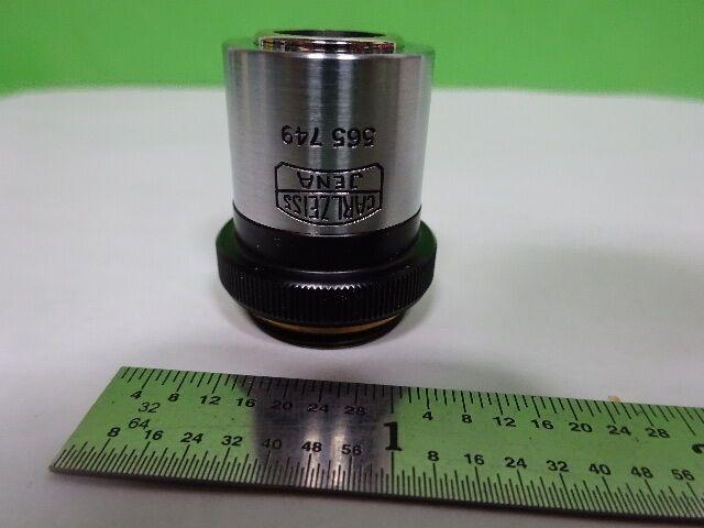 MIKROSKOPTEIL ZEISS DEUTSCHLAND POLMI-OBJEKTIV 4X POL-OPTIK WIE BESEHEN #AQ-03