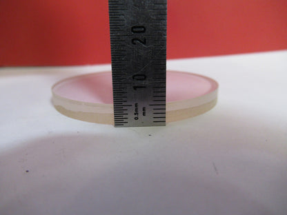 OPTICAL FLAT WINDOW GLASS LASER OPTICS AS PICTURED  T7-A-30