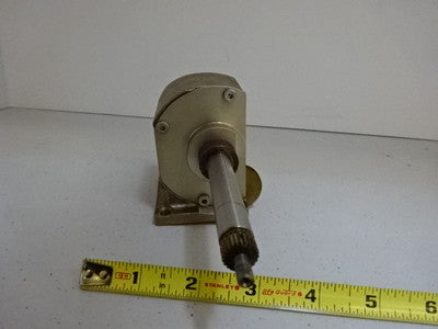 MICROSCOPE PART POLYVAR REICHERT LEICA STAGE MICROMETER ASSEMBLY AS IS #AL-04