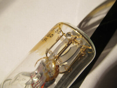Antique Quartz Radio Crystal Russian Glass Holder Frequency Control