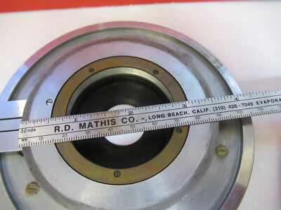 BAUSCH LOMB POL STAGE TABLE ROTABLE MICROSCOPE PART AS PICTURED &8Z-A-123