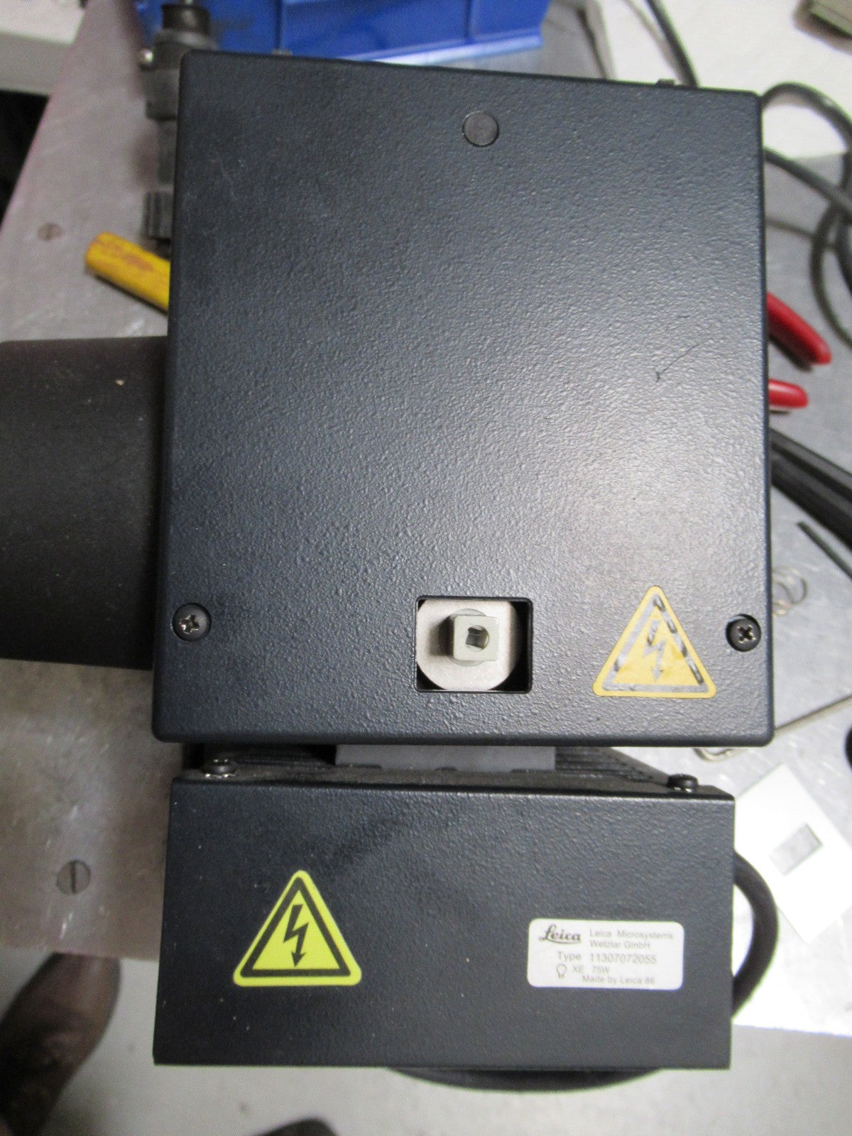 LEICA LEITZ GERMANY DMRB LAMP HOUSING XBO MODULE MICROSCOPE PART PICTURED T5-A33