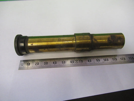 Antique Brass Tubus Eyepiece Adapter Microscope Part