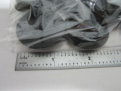 LOT 12 EA OBJECTIVE PLASTIC COVER NOSEPIECE MICROSCOPE AS IS BIN#J2-27