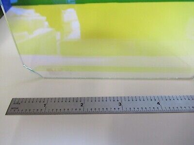 OPTICAL LARGE TRUNCATED COATED GLASS BEAM SPLIT LASER OPTICS AS PICTURED 58-B-11