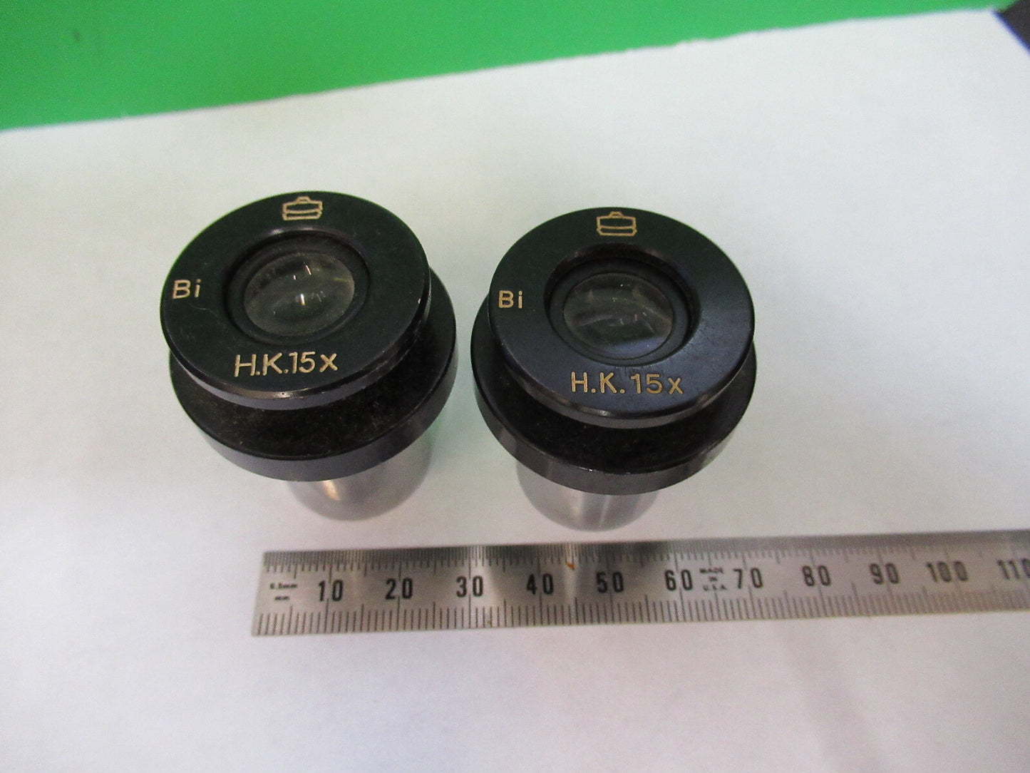 Lot Tokyo Japan 15X Hk Eyepiece Ocular Microscope Part