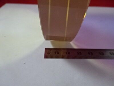 OPTICAL FLAT ZERODUR 3" DIA DICHROIC MIRROR [two pinholes] LASER OPTICS &6-A-40