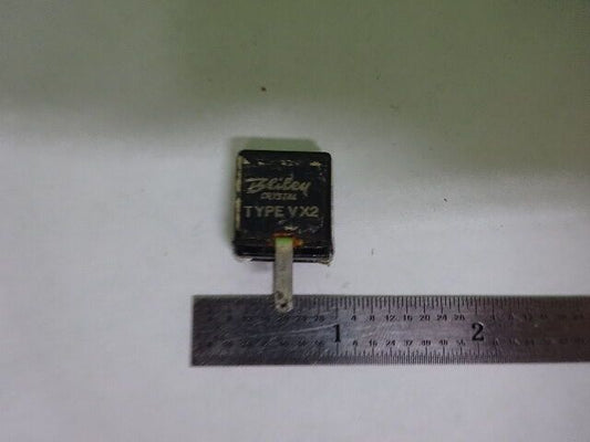 ANTIQUE QUARZ FUNKKRISTALL BLILEY ELECTRIC VX2 3105 K FREQUENZREGLER #AS-91