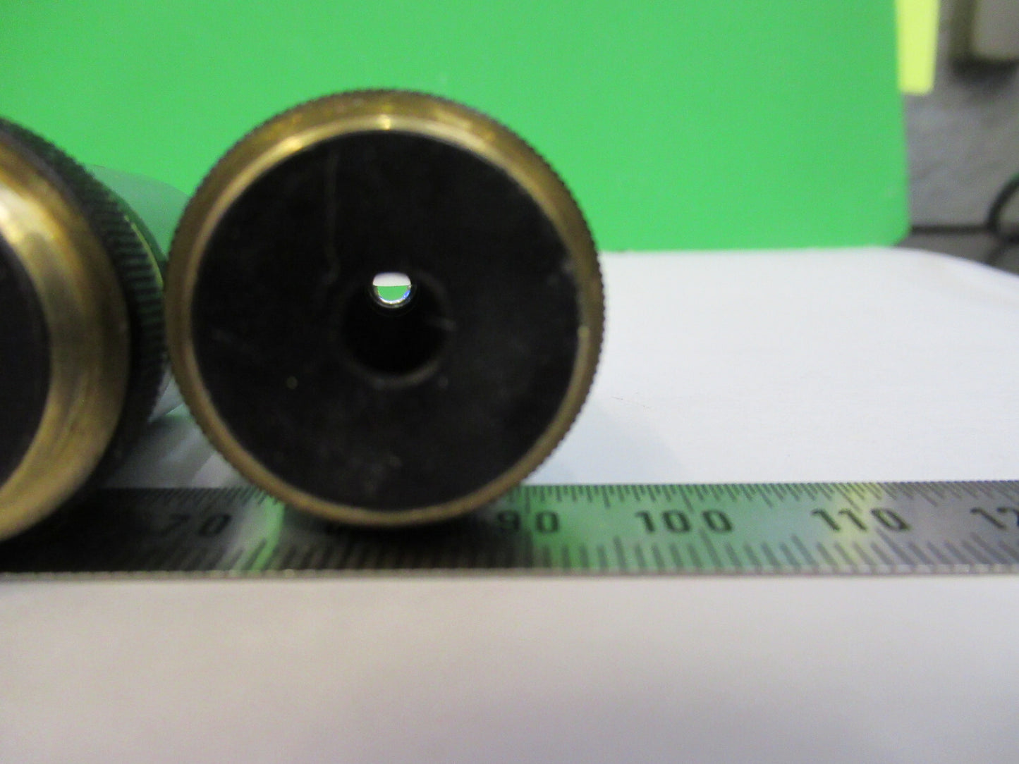 LOT 4 EA MIKROSKOP-OBJEKTIVE OLYMPUS 4X 10X 40X 100X OPTIK #P8-B-07
