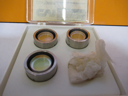 OPTICAL ex-NASA COATED LENS 3 PCS PRO LASER OPTICS AS PICTURED Y4-A-97