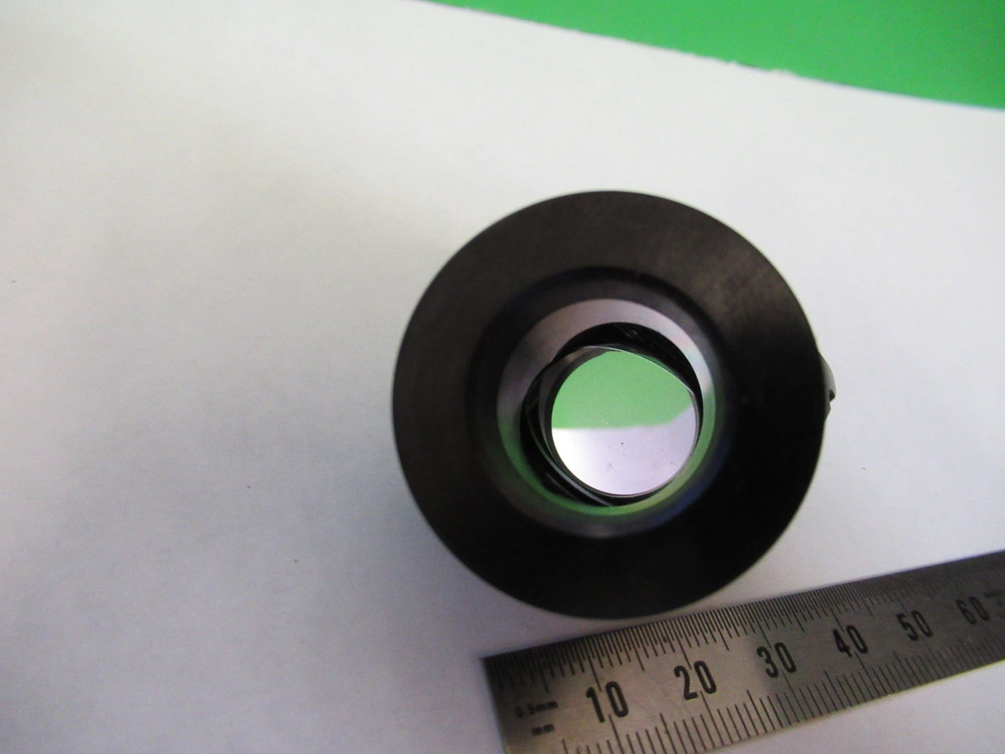 OPTICAL 90 deg MIRROR OPTICS MICROSCOPE PART AS PICTURED U8-A-52