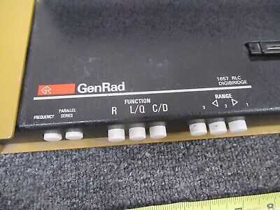 GENRAD GENERAL RADIO 1657 RLC DIGIBRIDGE ELECTRONIC METER AS PICTURED &TC-4