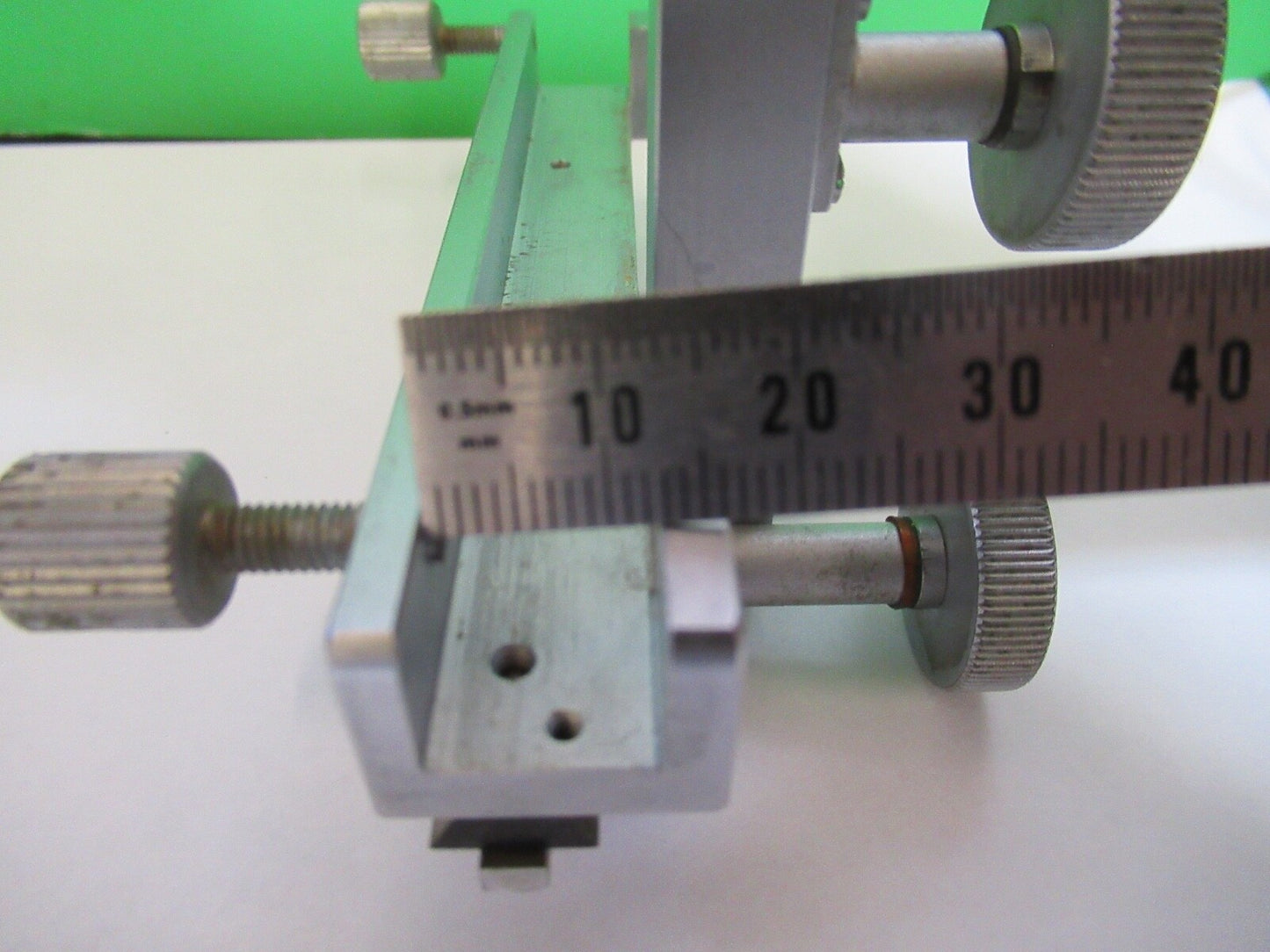 MADE in GERMANY CLIPS ATTACHMENT STAGE XY MICROSCOPE PART AS PICTURED Q7-B-23