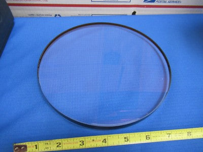 Huge Optical Glass Lens 7.5" Diameter 6" Fl Mil Spec Optics Bi Convex